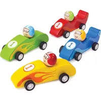 Bigjigs Pull Back Racewagen