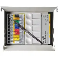 Winsor & Newton Galeria acrylic cardboard set 10x12ml +accessories (12 ml)
