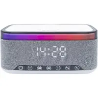 Denver CRQ-225 Uhrenradio m. BT/Wireless Charger 15W