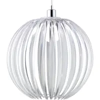 TRIO Lampe suspendue ZUCCA argent 304100100