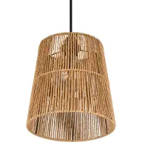 RL LIVE YOUR LIGHT Suspension HOLM marron - nuances de marron, 1xE27x10W, papier, dimensions : 150x24x24 cm, IP20, RL