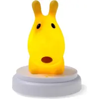 Alecto Veilleuse LED pour enfants, chien jaune, minuterie d'arrêt automatique