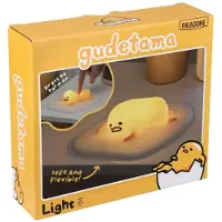 Paladone Gudetama Icon Light - Licence officielle Sanrio Flexible Rubber Egg 3D lamp, Lazy Egg veilleuse pour garçons et filles, décoration d'intérieur cartoon