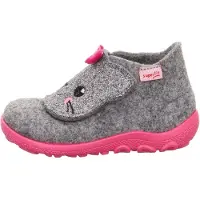 Superfit Pantoufle 'Happy Octi' gris / rose / rose / noir