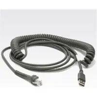Zebra Technologies USB-Kabel, 2,7m, gedreht USB-Kabel (Typ A): 2,7m, gedreht, Kabelcode U12 (CBA-U12-C09ZAR)