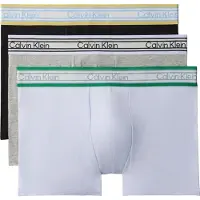Calvin Klein Underwear Boxers gris clair / citron vert / violet pastel / noir