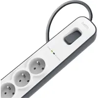 Belkin Surge 4 sockets BSV400ca2M Blanc 2 m