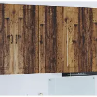 vidaXL Façade de lave-vaisselle Kalmar, bois vieilli, 40 x 31 x 100 cm