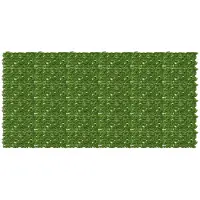 vidaXL Brise-vue pour balcon avec motifs de feuilles vertes et jaunes 300 x 150 cm
