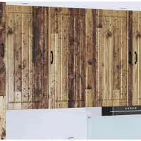 vidaXL Armoire murale LUCCA en bois recyclé 50 x 31 x 100 cm, aggloméré