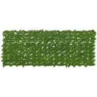 vidaXL Brise-vue pour balcon avec motifs de feuilles vertes et jaunes 200 x 75 cm