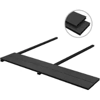 vidaXL Lames de terrasse 6 pièces anthracite WPC