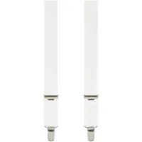 Profuomo Bretelles de pantalon blanc
