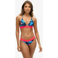Superdry pour femme. W3010401A Bas de bikini Classics marine (XL), Noir, Beachwear, Polister recyclé, Durable