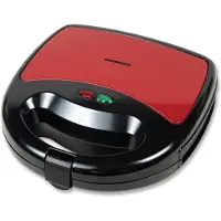 Heinner SM-K750BKRX, Machine à panini, Rouge, Noir
