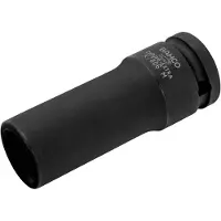 Bahco K7806M-13 - Douille à choc longue 6 pans 1/2", dimensions métriques, et finition phosphatée