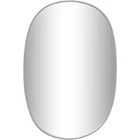 vidaXL Miroir mural Argenté 60x40 cm