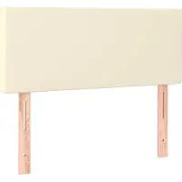 vidaXL Tête de lit Crème 100x5x78/88 cm Similicuir