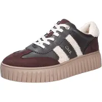 Marco Tozzi Chaussures de sport pour femmes , lacets, couleur marron, style décontracté