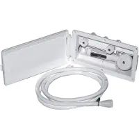 Attwood Douche sur le pont arrière Blanc Blanc One Size