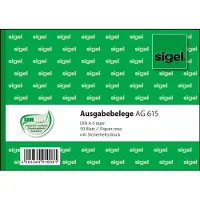 Sigel Formulaire de reçu de sortie Format papier : DIN A6 horizontal Autocopiant : Non