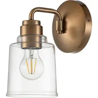 Kichler Applique industrielle verre doré Aivian 1xE27 60W