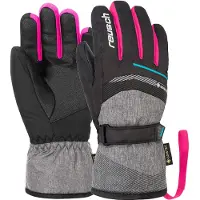 Reusch Gants de sport 'Bolt GTX Junior' bleu clair / gris chiné / rose / noir