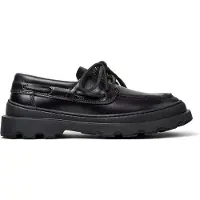 Camper pour femme. K201840-002 Mocassins en cuir Brutus+ noir (38), Plat, Aucun, Casuel