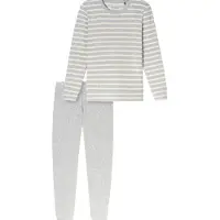 Schiesser Pyjama gris argenté