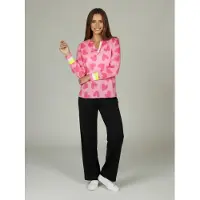 Salzhaut Chemisier 'Blied' jaune / rose ancienne / rose clair / blanc
