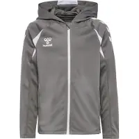 Hummel Veste de survêtement 'Core 2.0' gris foncé / blanc