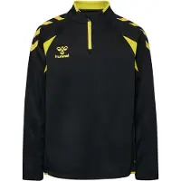 Hummel Sweat de sport jaune / noir