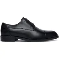 BOSS Chaussures derby en cuir à bout droit