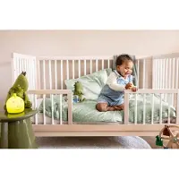 Trixie Housse de couette pour lit d'enfant CotonDaring Dino vert