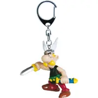 Plastoy Astérix : Astérix Holding Sword 12 cm Keychain, Multicolore