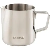 Sorso Carafe à lait Barista, acier inoxydable, 150 ml – argent