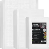 Savoré Kitchen Vacuum Bags Food - Multiple sizes - 150 pieces - Vacuum and sous vide bags - BPA free