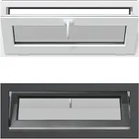 vidaXL Fenêtre pour cave RISOR, 110 x 40 cm, PVC et verre