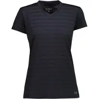 CMP T-shirt avec détails en maille horizontale femme