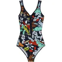 Bonprix Maillot 1 pièce, zip devant