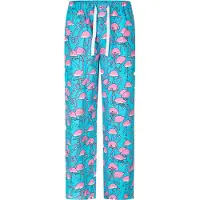 Lousy Livin Pantalon de pyjama 'Pant Greater Flamingos' bleu clair