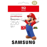 Carte mémoire micro SD express Samsung 256 Go Rouge