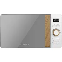 Concept MT4420WH, Plan de travail, Micro-ondes solo, 20 l, 800 W, Écran intégré, Boutons,rotative
