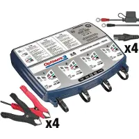 TecMate Optimate 3 12v 0.8a 4 Charging Banks Tm454 Charger Clair