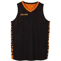Spalding T-shirt à Manches Courtes Essential Reversible