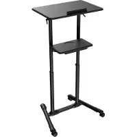 Gembird Bureau pour 1 TV/moniteur, max 20 kg, étagère max 10 kg 400x215mm, bureau 600x400mm, noir