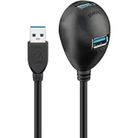 Goobay USB A Hub Répartiteur de câble d'extension d'amarrage
