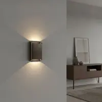 Artdelight Applique murale Diaz L Bronze foncé