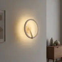 Artdelight Lampe murale de conception Oregon Ø 22cm - Champagne