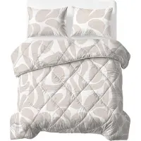 Royal Textile Couverture "Sleeptime Lazy" en taupe/beige, dimensions 240 x 200 cm, avec housses de coussin